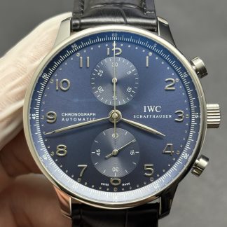 IWC Portuguese Chronograph 41mm Blue Dial Stainless Steel