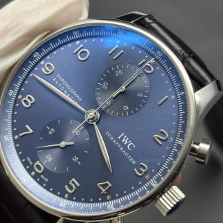 IWC Portuguese Chronograph 41mm Blue Dial Stainless Steel