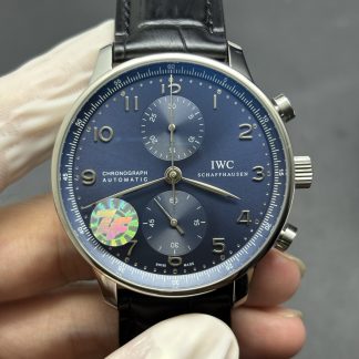 IWC Portuguese Chronograph 41mm Blue Dial Stainless Steel