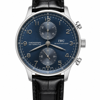IWC Portuguese Chronograph 41mm Blue Dial Stainless Steel