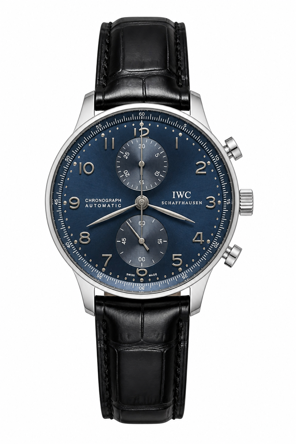 IWC Portuguese Chronograph 41mm Blue Dial Stainless Steel