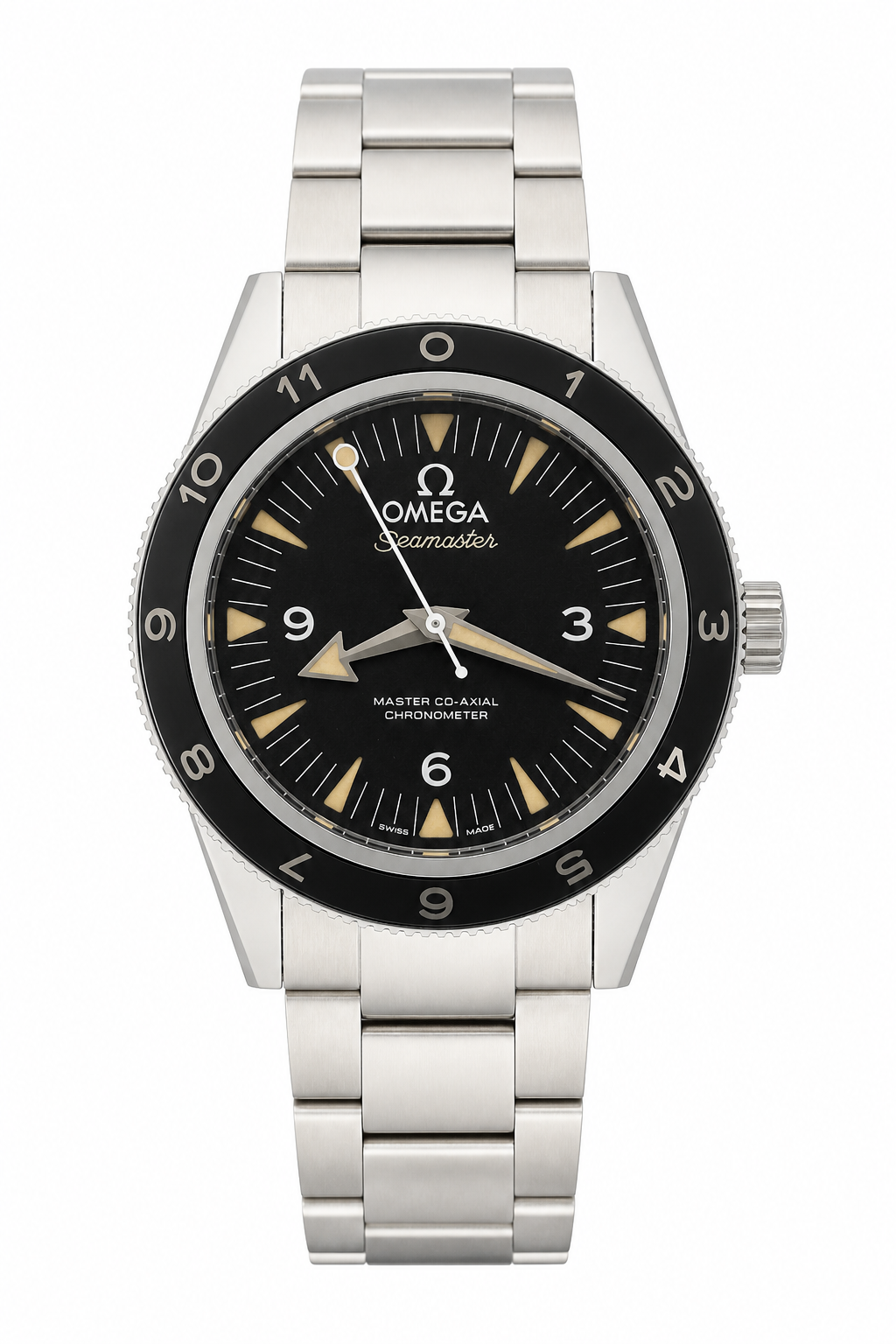 Omega Seamaster 300 Black Dial Stainless Steel